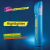 Highlighter Pen Blue (HLF05) Pack of 10 pcs